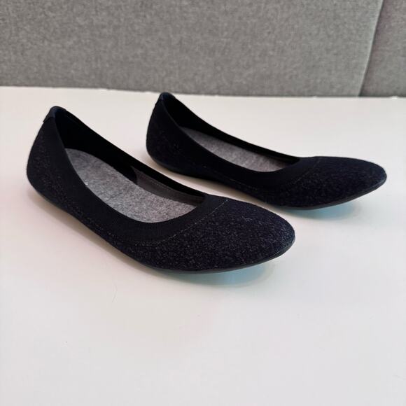Allbird Shoes Womens US10W Black Natural Merino Wool Knit TreeBreezer Flat - Picture 1 of 12